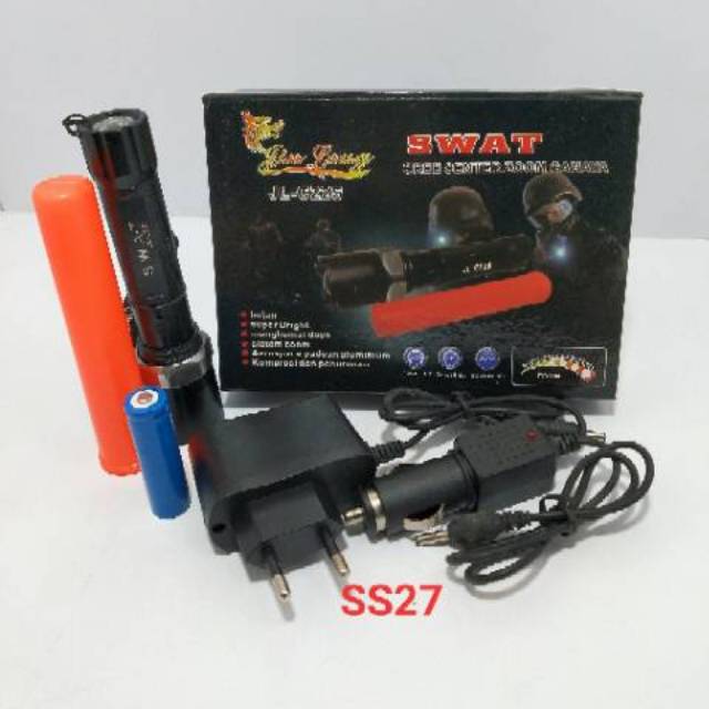 SENTER SWATT POLICE MINI LALIN JL-C22S BATRE AA