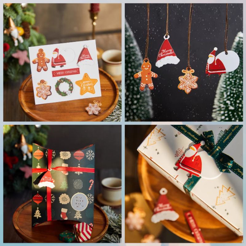 

Tag Natal Tag Christmas Hiasan Kado Natal Gift Box Label Tag