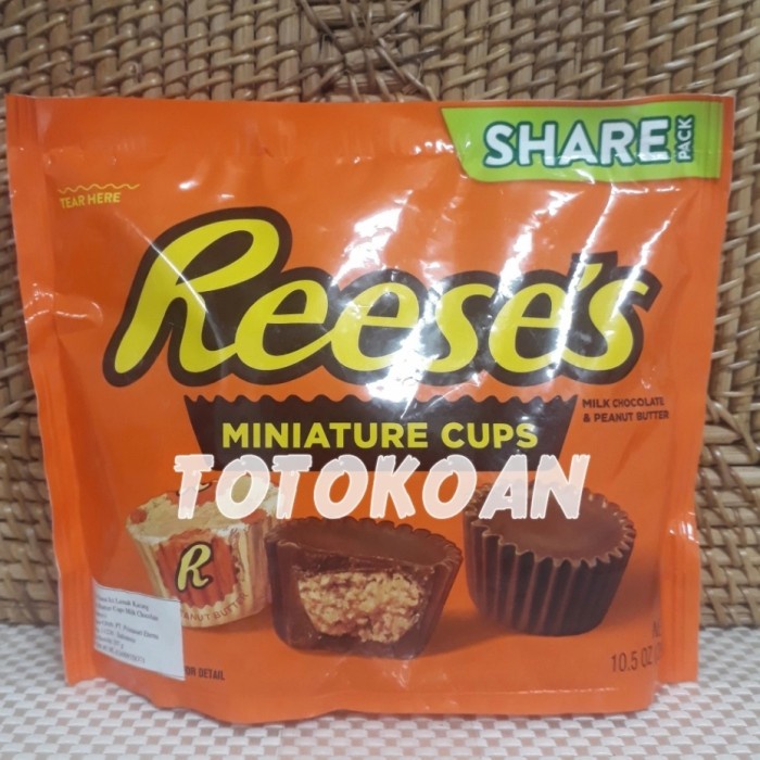 

REESE'S REESES PEANUT BUTTER CUPS MILK CHOCOLATE MINIATURE 297 GR