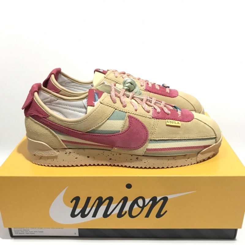 Nike Cortez SP x Union LA Sesame Pink Clay US 10 BNIB 100% Original
