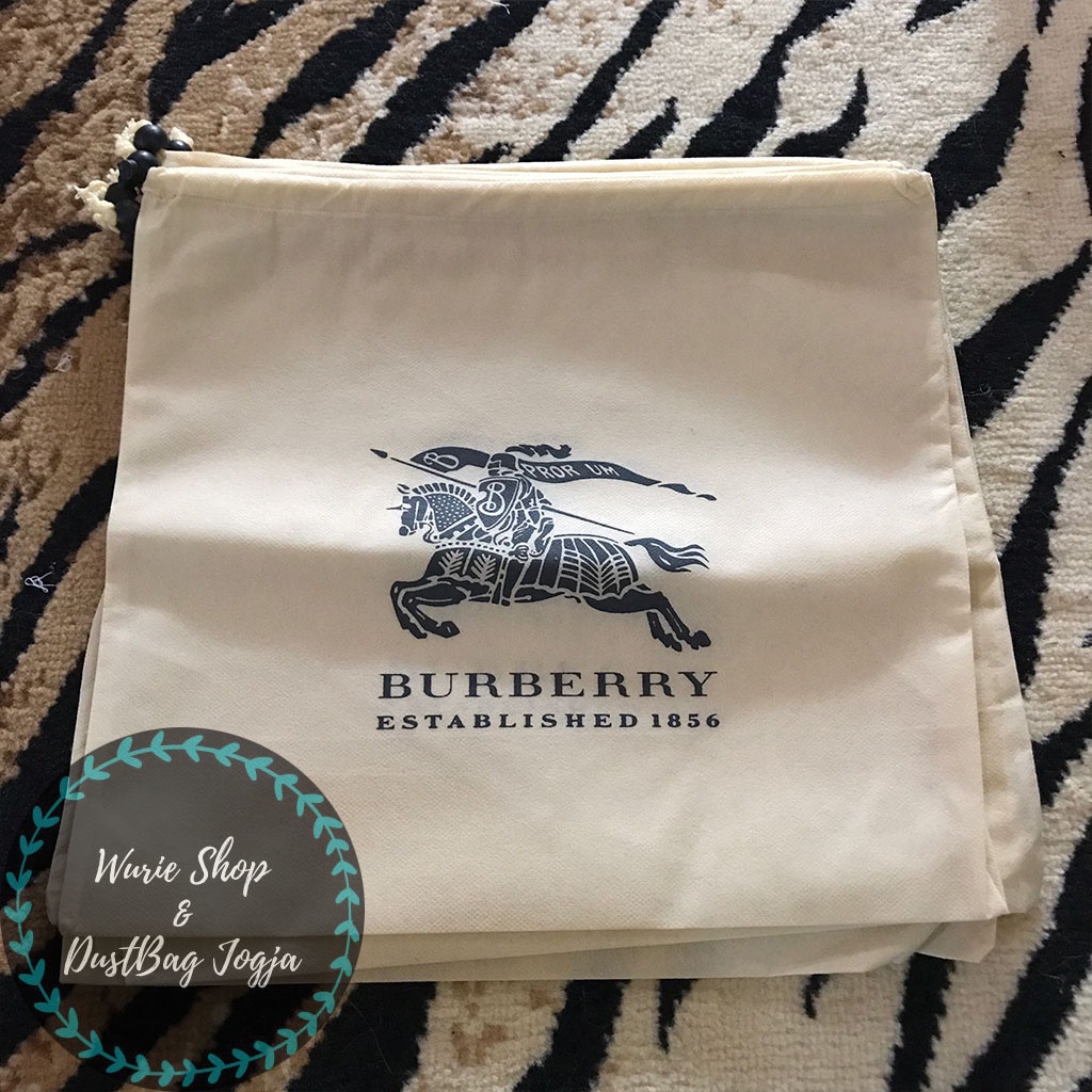 BURBERRY DustBag Pengganti Sarung Cover Tas Pelindung Debu Serut Dust Bag DB Branded