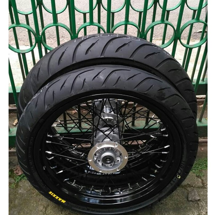 Paket ban Set Supermoto KLX Ban Maxxis Easy
