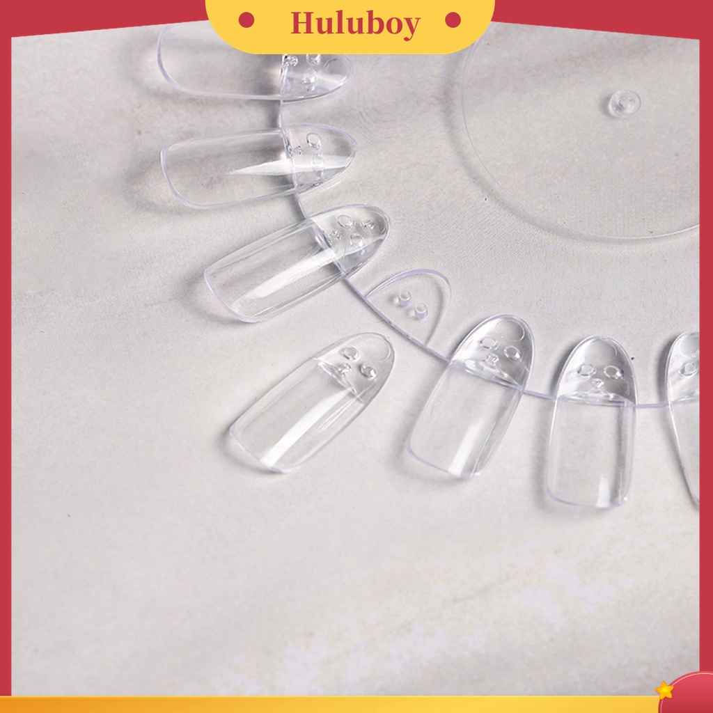 Huluboy Huluboy♡ Piring Display Warna Kutek UV Gel Bentuk Bulat Bahan Akrilik Untuk Manicure