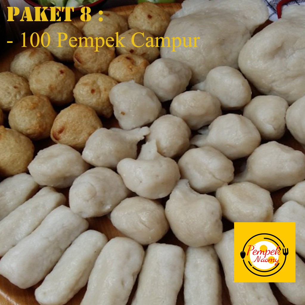 

Pempek naomy palembang | Paket hemat 8 Daging ikan tenggiri | asli palembang