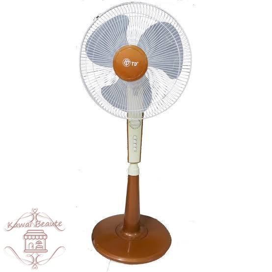 TD Stand Fan 16&quot;Inci 1605K/1606 Kaki Kotak/Bulat / KIPAS ANGIN BERDIRI Twindog