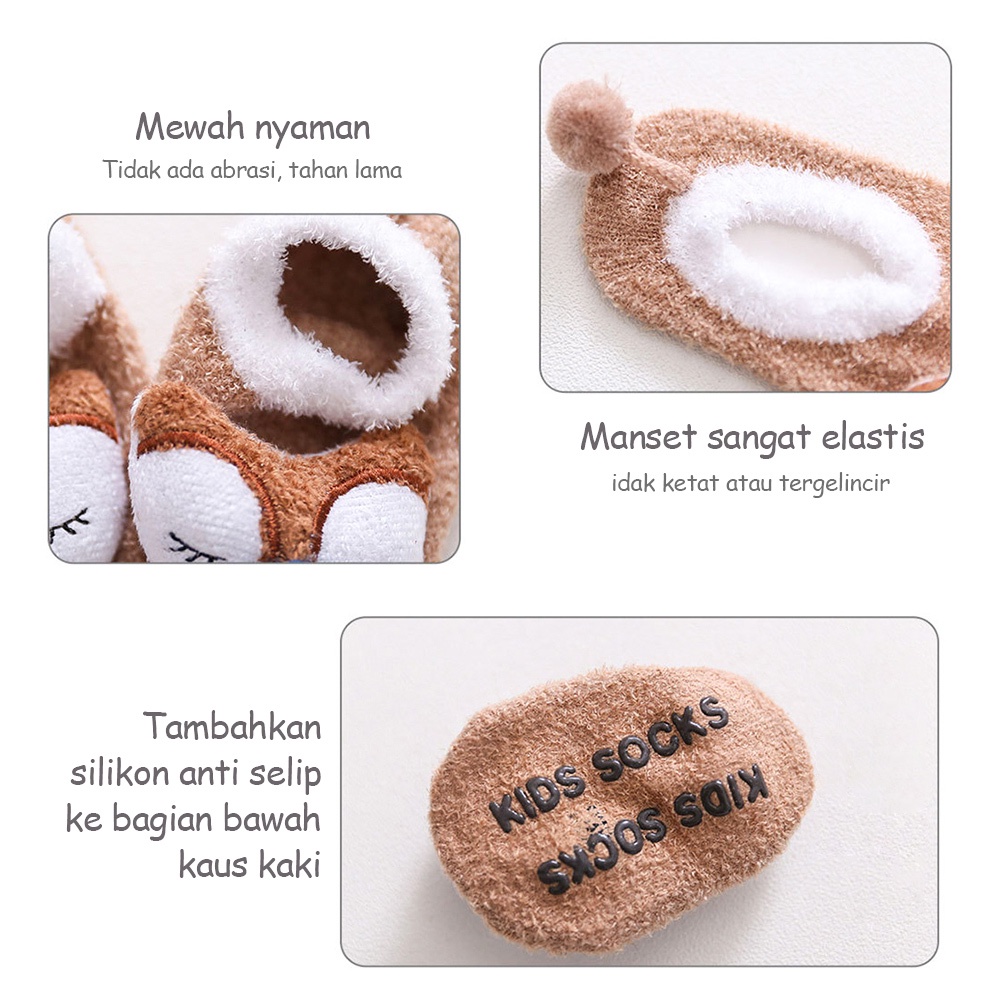 Halobaby Kaos Kaki Anak Bayi Lucu / Kaus Kaki Bayi Anti Slip / Baby Socks