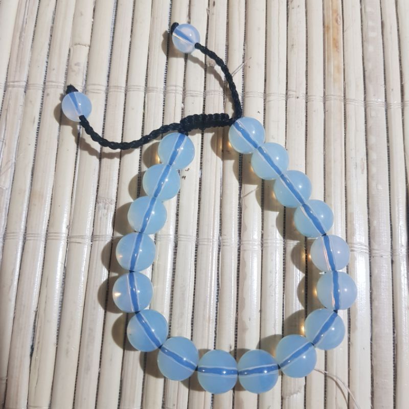 Gelang Batu Kalimaya Batu Alami Biduri Bulan