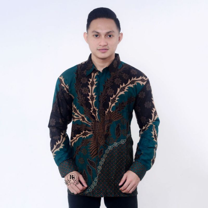 Kemeja batik lengan panjang size m l xl xxl xxxl