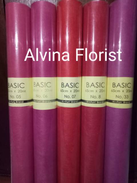 

Kertas Tissue Besic / Polos / Kertas Tissue / Kertas Kado / Flower Wrapping / Tissue Paper Besic