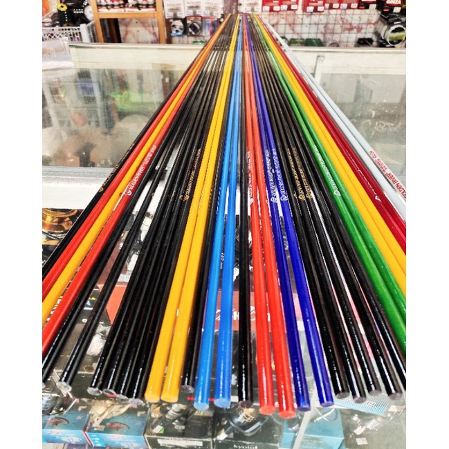 Micro Mikro Stik Fiber KAKU HARD Padat 100 cm GOLDEN RIVER Ujung Joran Pancing Kolam