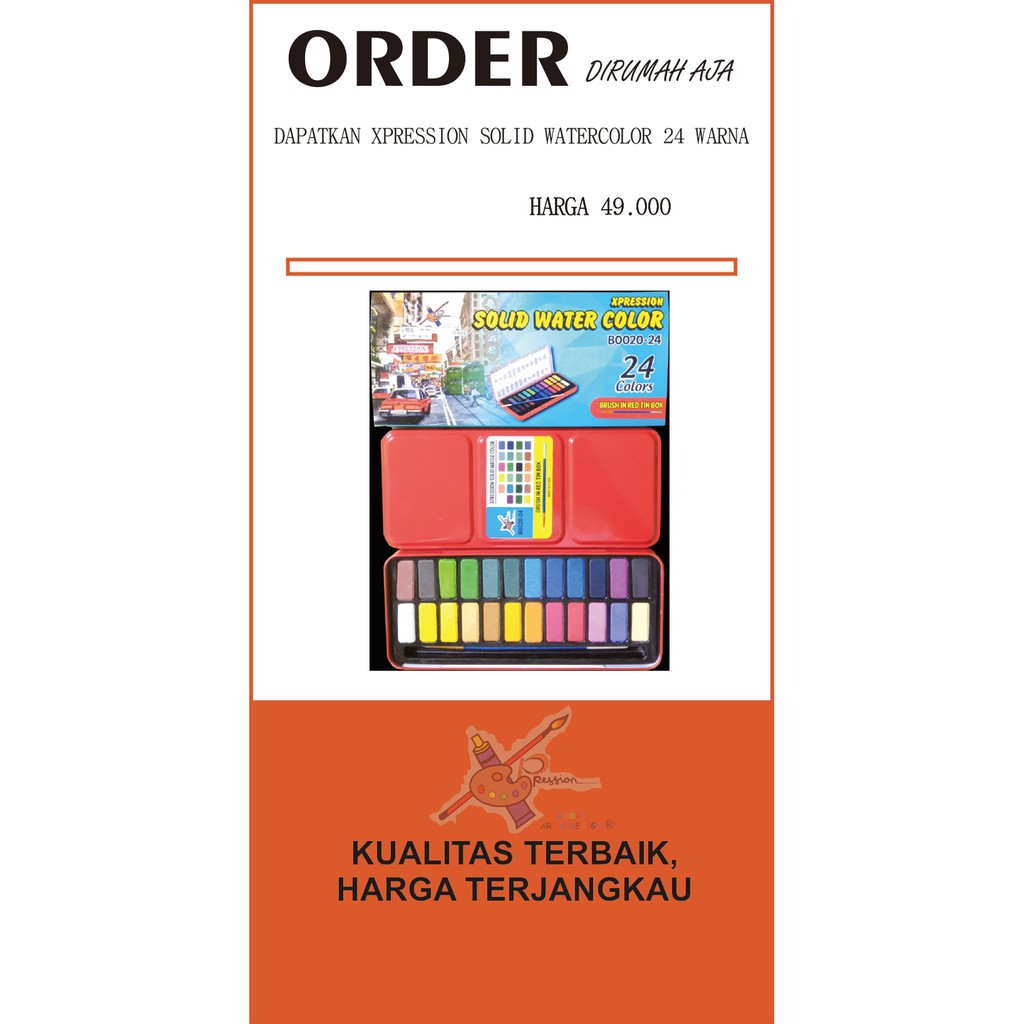 

XPRESSION SOLID WATER COLOR B0020-24