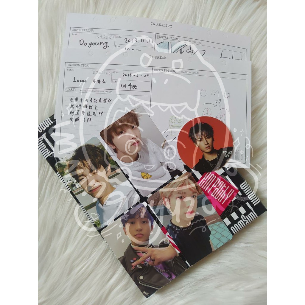 WTS WANT TO SALE PHOTOCARD PC RENJUN WINK LUCAS EMPATHY REALITY HAECHAN CAFE MARK CRAZY XIAOJUN CC A