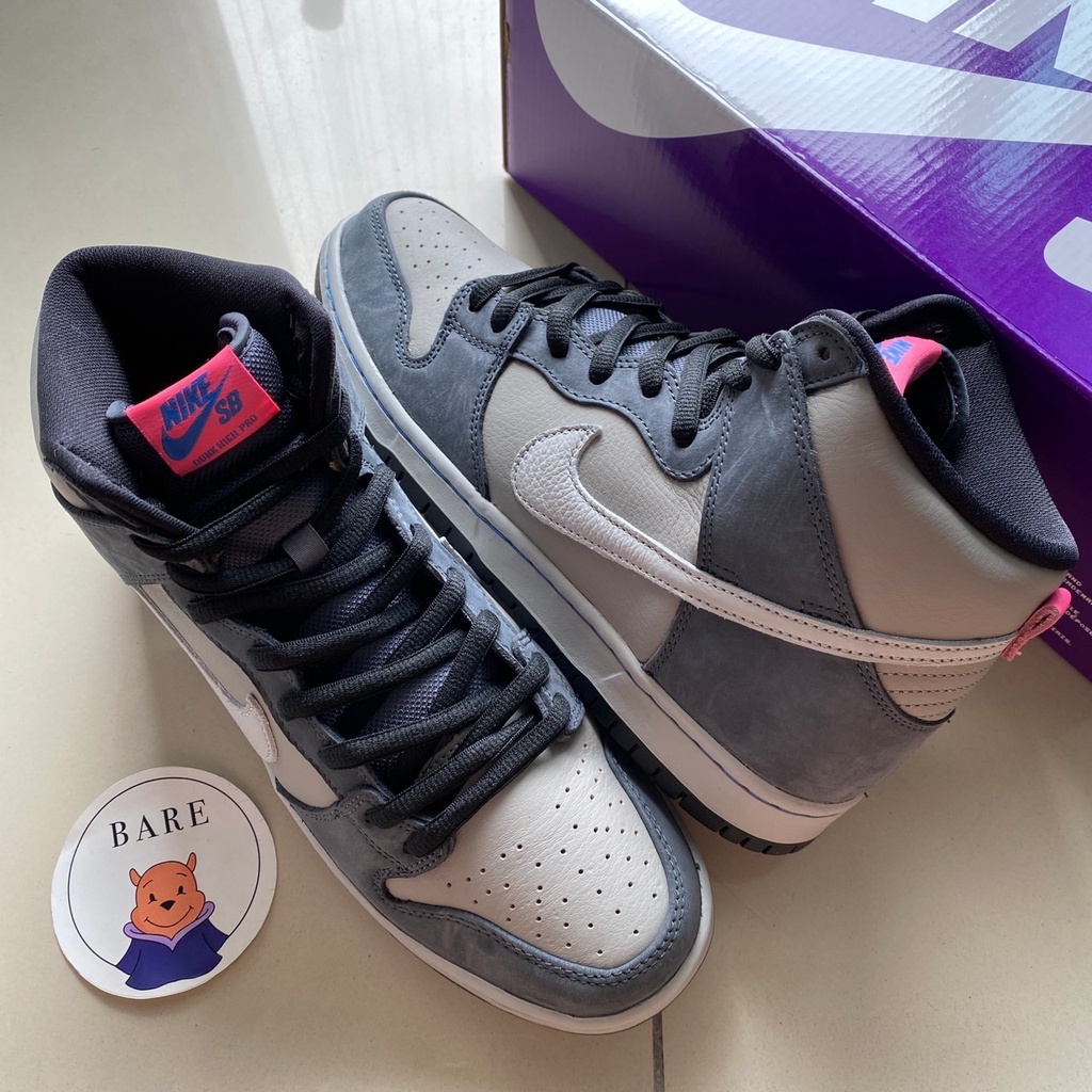 Nike SB Dunk High Medium Grey Pink