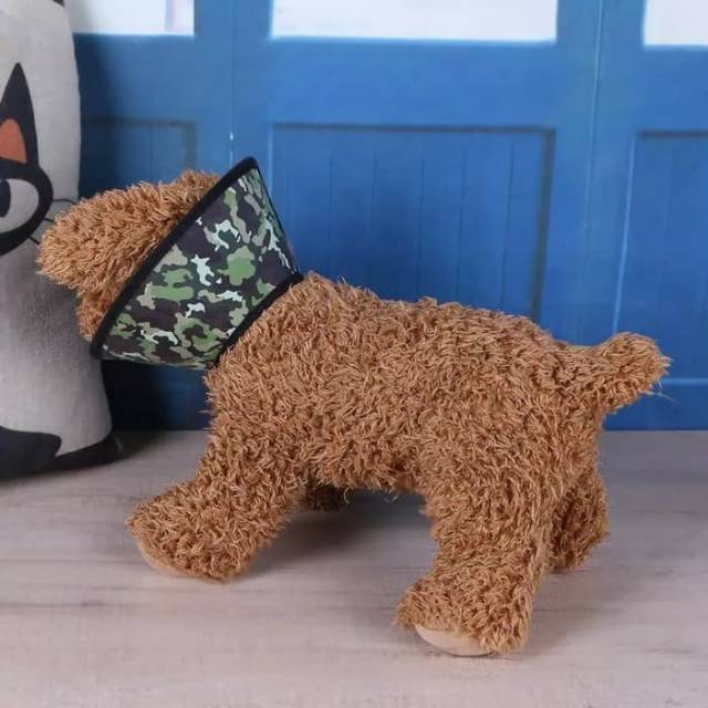 Pet Collar Elizabeth &quot;MOTIF&quot; Corong Penutup Leher Hewan