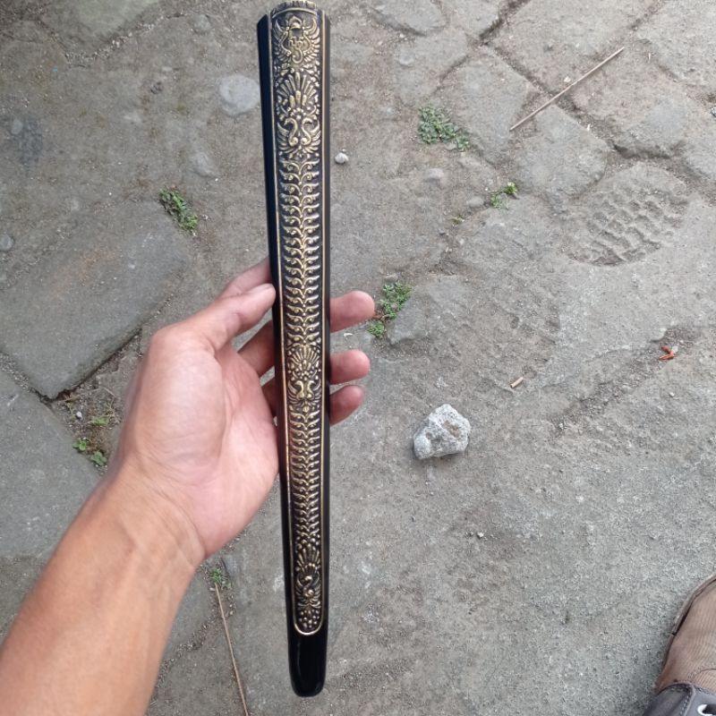 pendok kemalow hitam tebal 0.4mm garap lawasan