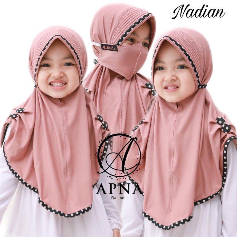 Jilbab anak nadian / jilbab anak lucu