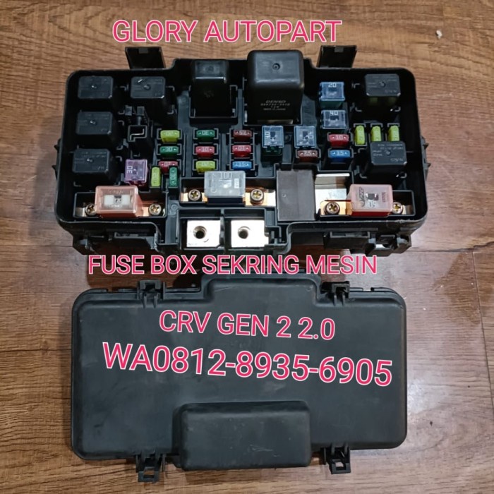 {ElvinaStore} Fuse box sekring CRV gen 2 2000cc ORIGINAL Murah