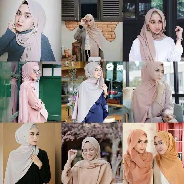 (165x75cm) Pashmina Diamond/Pasmina Sabyan/Adem/Bahan Diamond-3