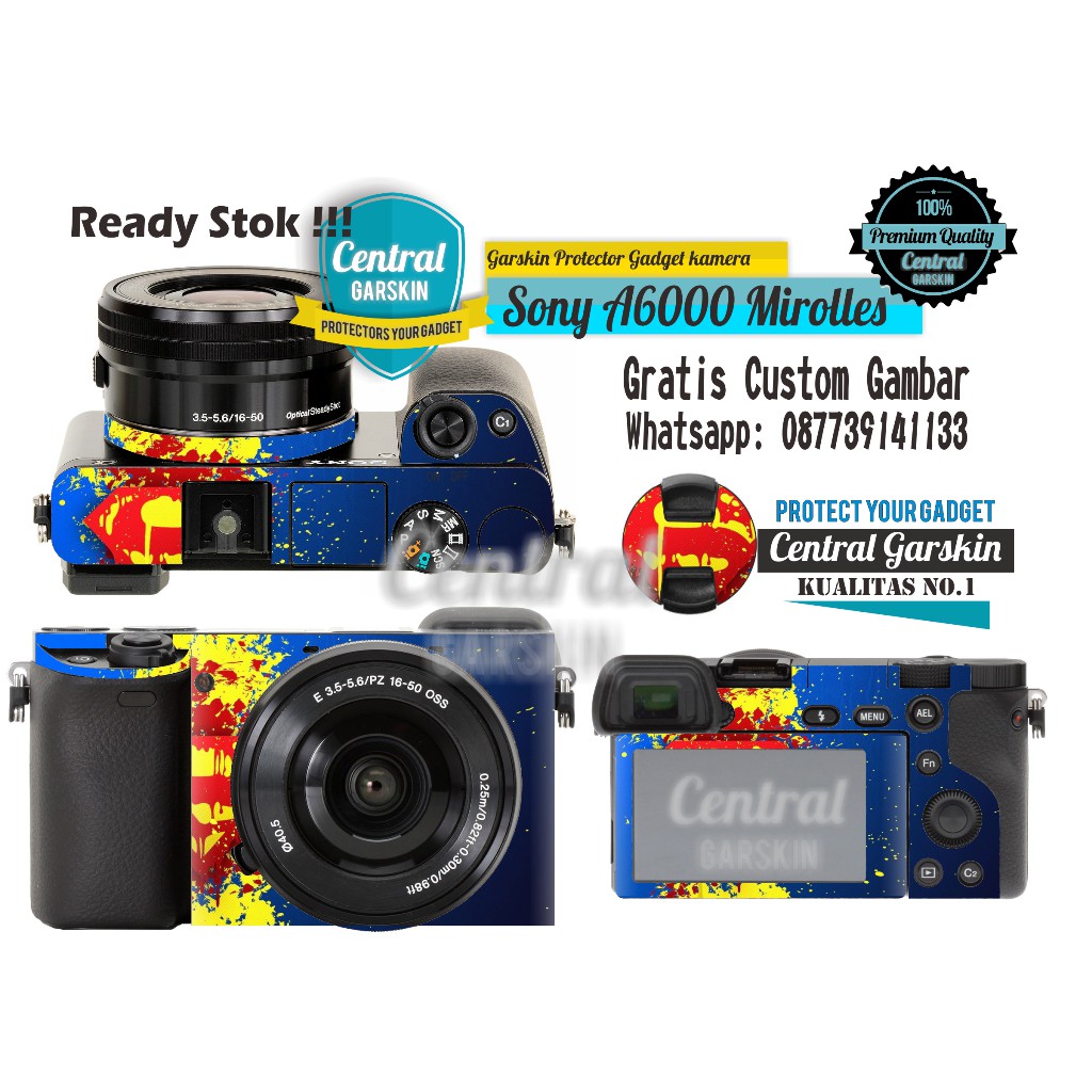 Garskin Kamera Sony A6000 - blu superman