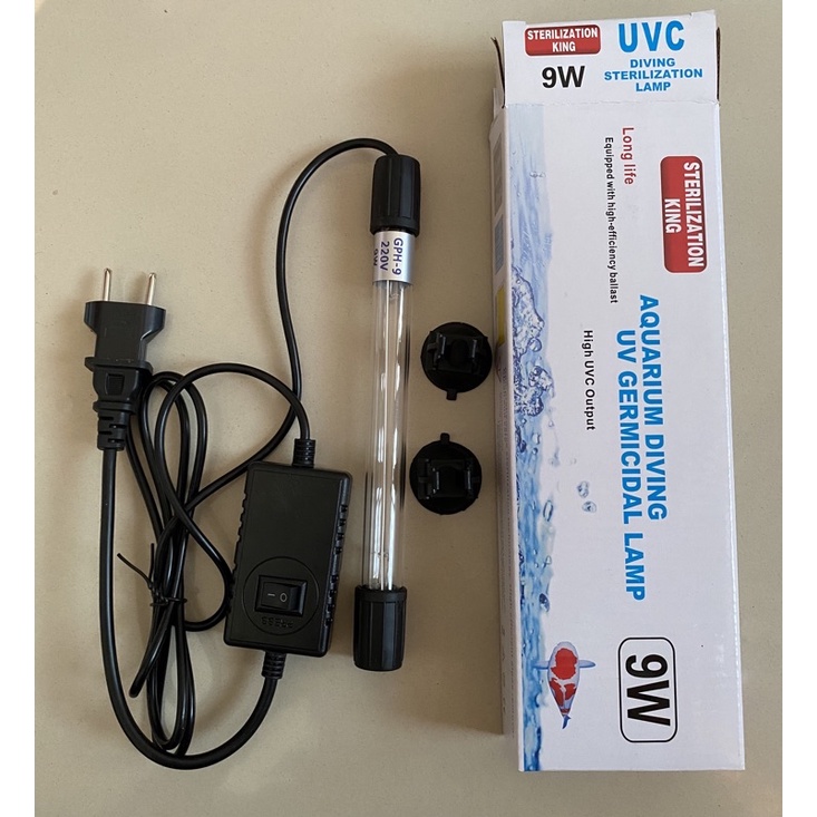 Lampu UV Lamp 9 Watt Celup dalam air u Akuarium