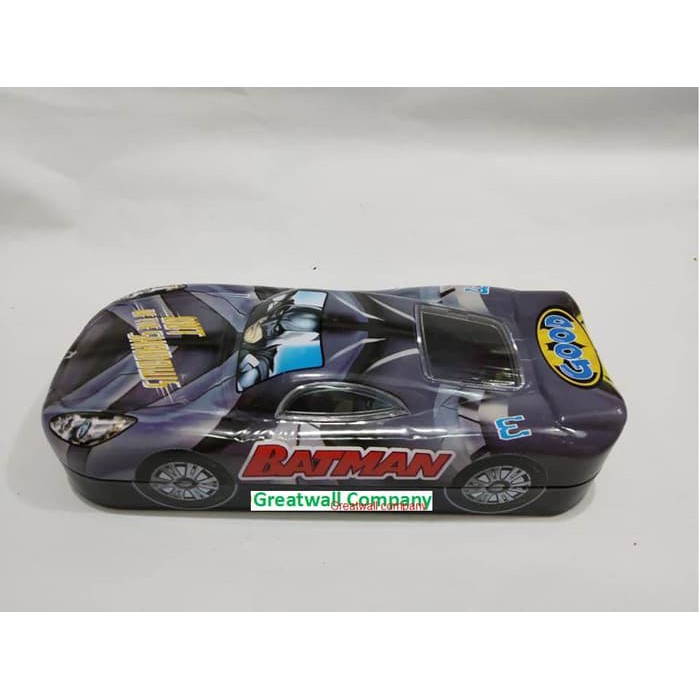

Tempat Kotak Pensil &#40-Pencil Case&#41- Kaleng Mobil BATMAN