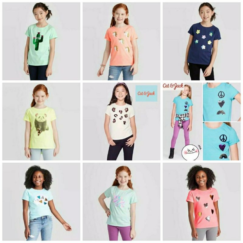 Cat & Jack Kaos Anak Perempuan