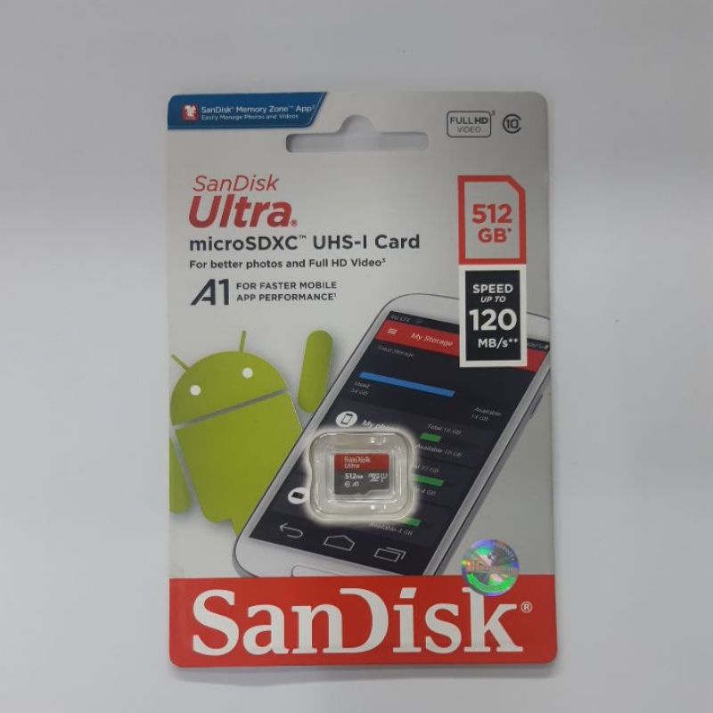 MikroSDXC SANDISK ORIGINAL GARANSI RESMI