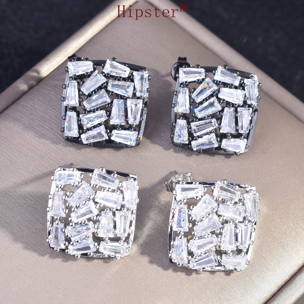 Elegant Moissanite Personalized Fashion 925 Silver Earrings