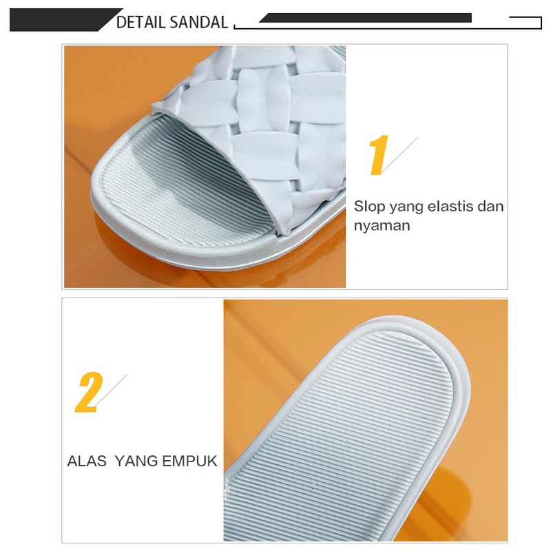 Sandal Jelly Wanita Calatrava Sendal Wanita Sandal Slop Anti Slip Wanita l V202-A40