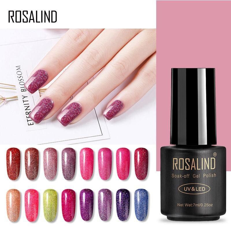 (01 - 20) ROSALIND Rainbow Series Gel Nail Polish UV LED / Kutek / Cat Kuku