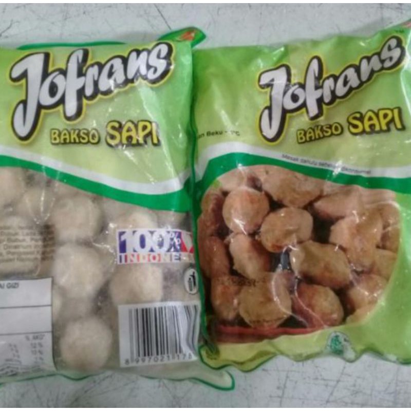 

Bakso Sapi Jofrans isi 50 500gr