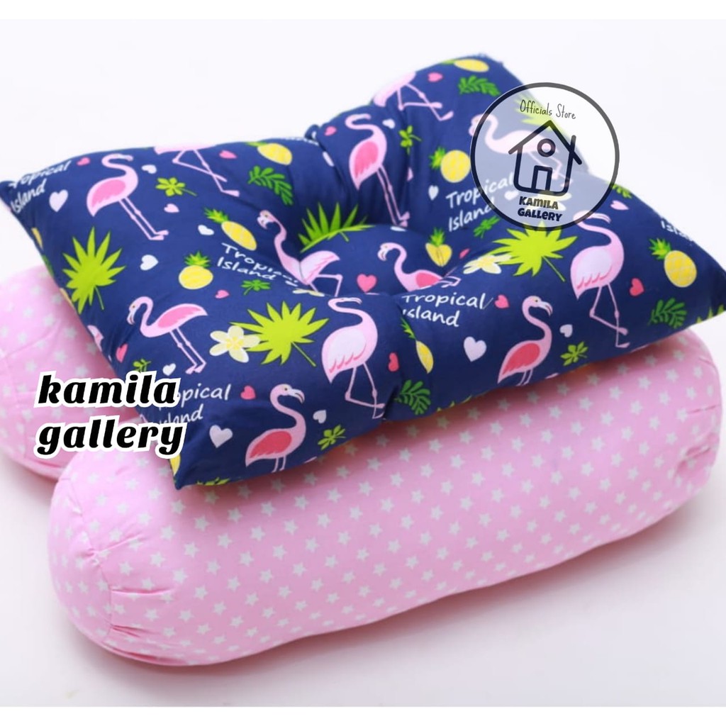 BANTAL GULING BAYI / PERLENGKAPAN BAYI KADO LAHIRAN BAYI (BANTAL PEYANG + 2 GULING) BABY