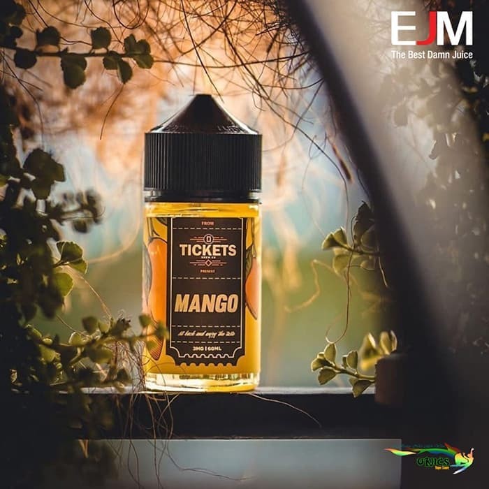 tickets mango 3mg 60ml liquid vape