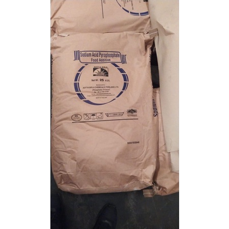

Sodium Acid Pyrophosphate ( Perenyah Gorengan ) / SAPP Food Grade 1Kg