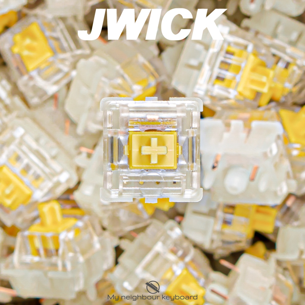 JWICK Yellow Linear Switch 5-Pin PCB Mechanical Keyboard