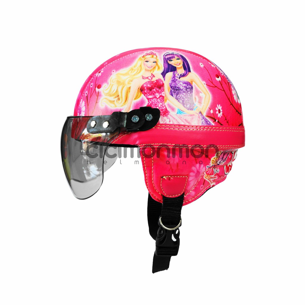 SPECIAL Helm Anak Retro Barbie