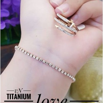 TiTanium set perhiasan wanita AG04