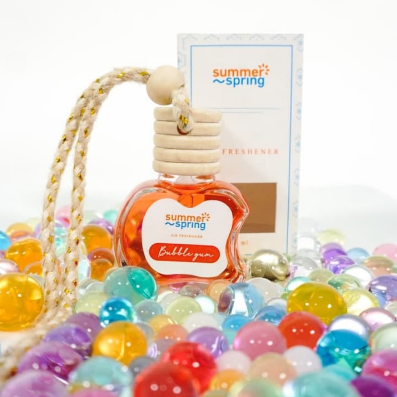 Pengharum Ruangan Aroma Bubble Gum Botol Apel Summer Spring Pengharum Mobil Kamar Aromaterapi Segar