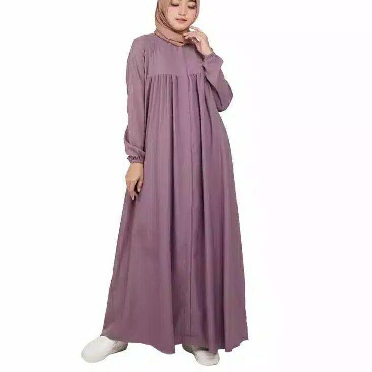 MALL Gamis wollycrepe / wolpeach exlusive/ dress-YY new
