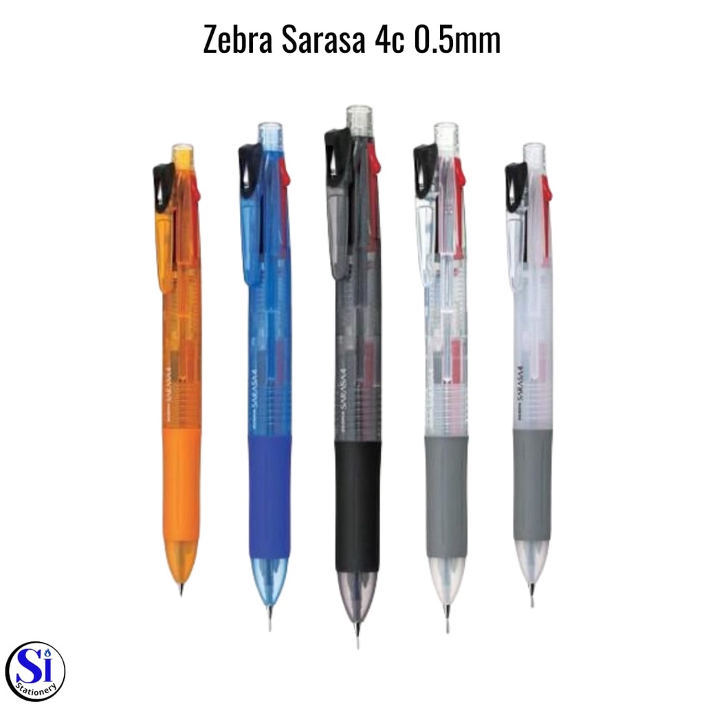 

PULPEN ZEBRA SARASA 4 Warna J4J1-BL/PULPEN SARASA 4 IN 1 0.5mm