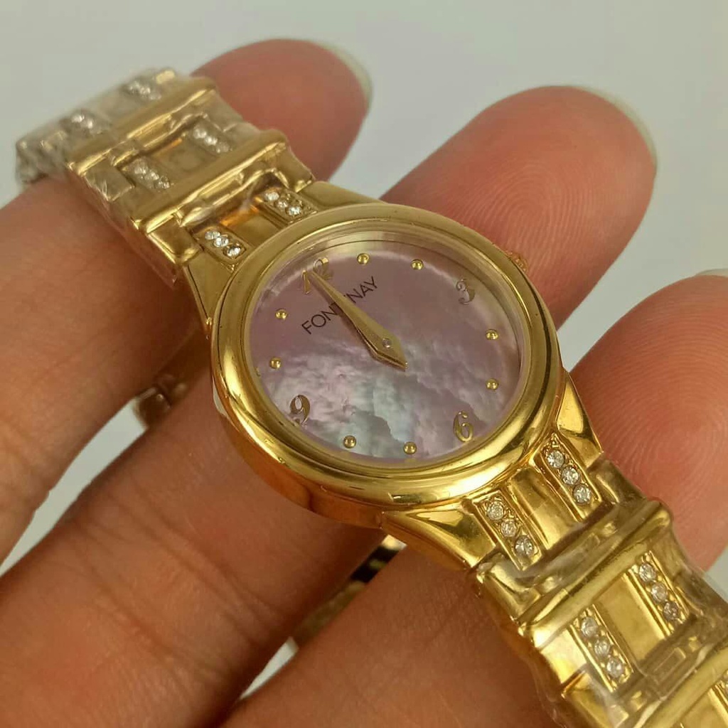 Sale jam tangan wanita fontenay N334 Gold