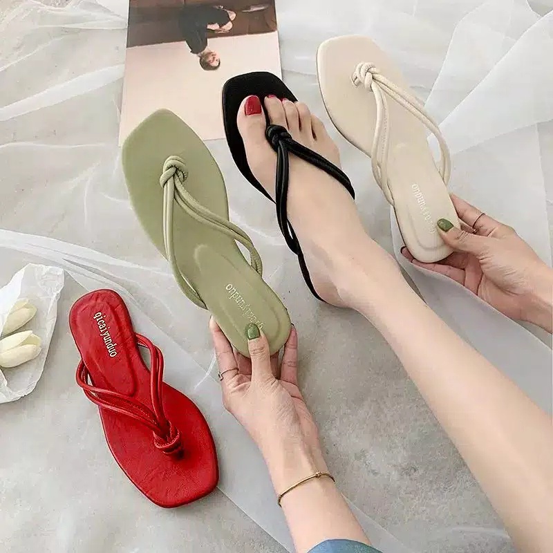 FASHION SALE 6.6 Sandal Teplek Wanita/Flatshoes BELLA