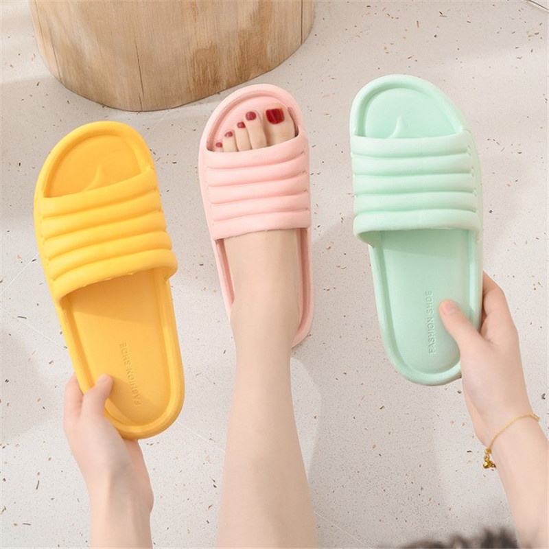 Acc Fashion Murah Sandal Karet Rumah EVA Candy Color Indoor Outdoor Rumah Kamar Mandi Anti Slip Empuk