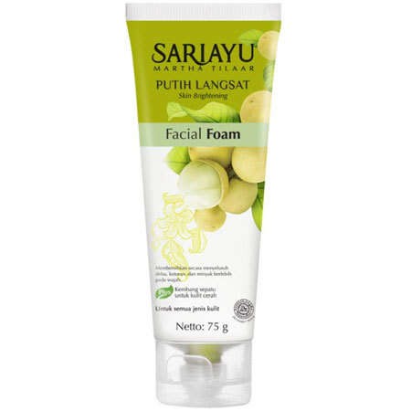 Sariayu Putih Langsat Facial Foam 75g