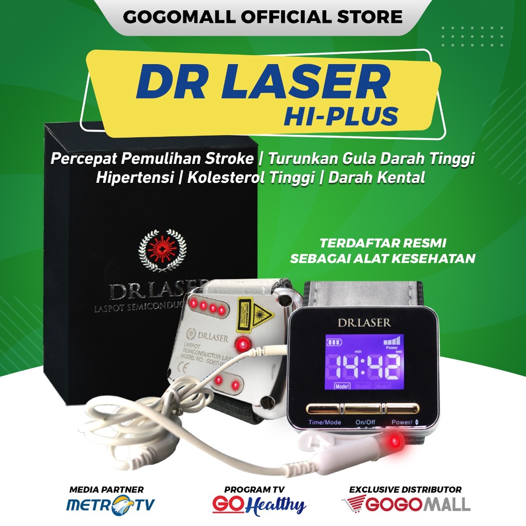 DR LASER HI PLUS GOGOMALL TERAPI MENGATASI DIABETES