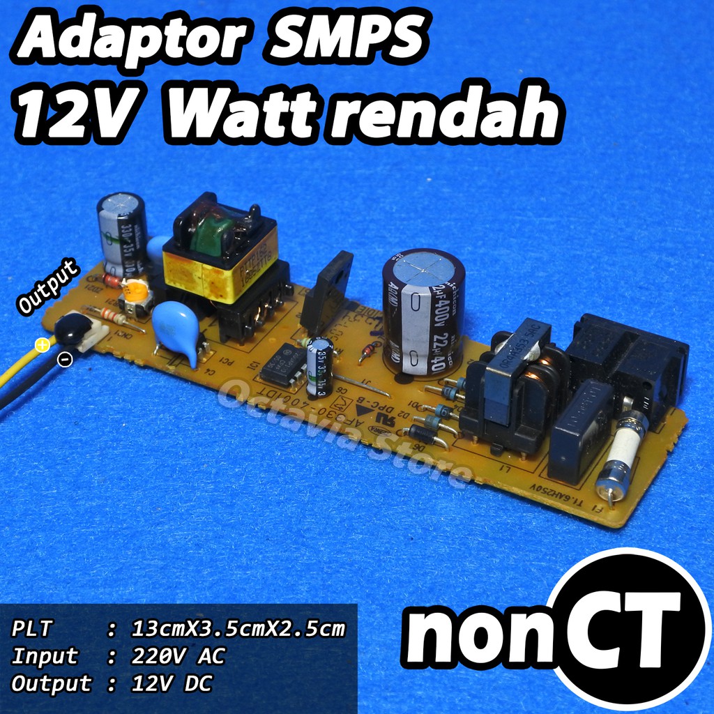 SMPS 12V Watt Rendah