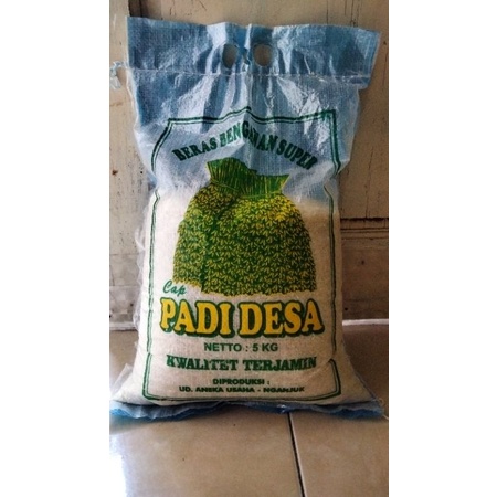 

BERAS PADI DESA KEMASAN 5KG PUTIH PULEN PUNEL