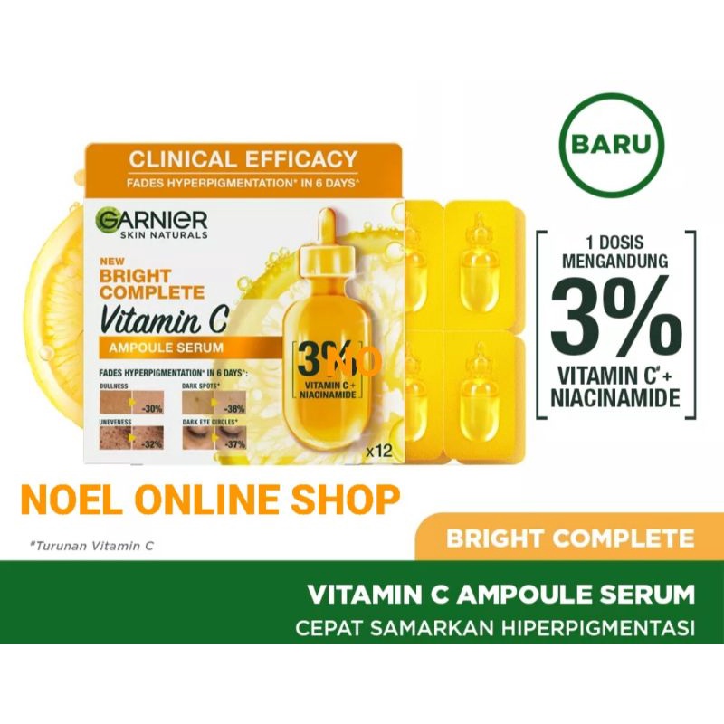 Garnier Bright Complete AMPOULE Serum Vitamin C 1,5ml 1,5 ml