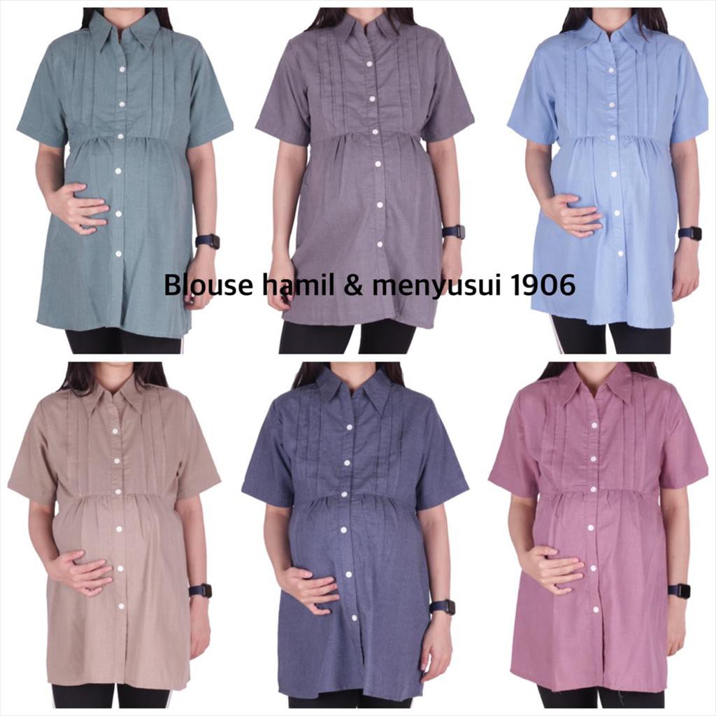 Blouse hamil 1906 menyusui dan baju hamil