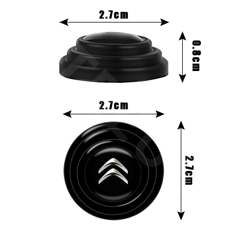 4/8/12 Pcs Bagasi Pad Pintu Shock Stiker Universal Absorber Buffer Bantal Peredam Suara Untuk Citroen c3 c4 c5